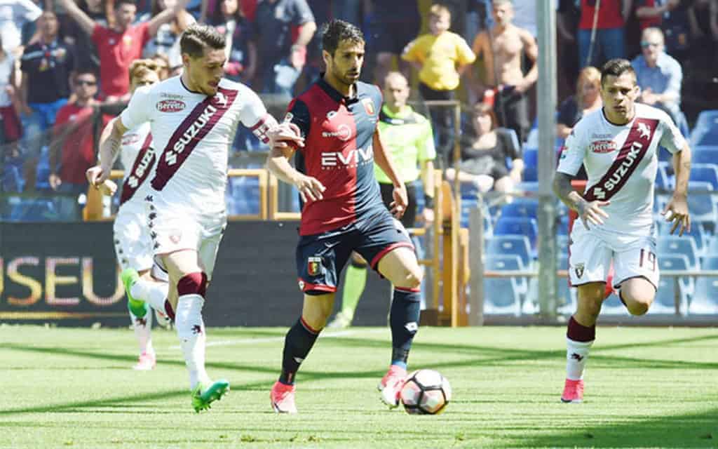 Genoa-Torino, salvezza matematica per i rossoblu targata Rigoni e Simeone