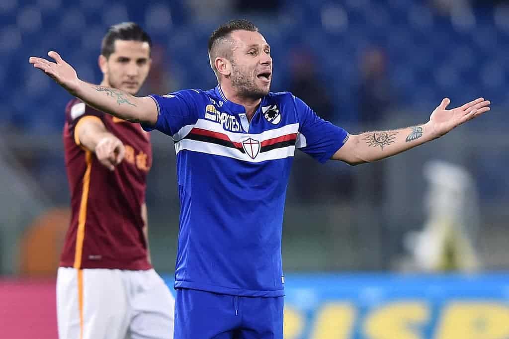 Cassano: &ldquo;Mi piacerebbe giocare al Bologna. Favorita per lo scudetto? Juventus. Totti? Carriera al 60%&rdquo;