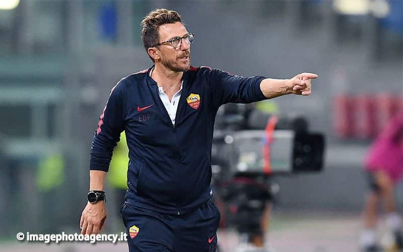 Roma-Udinese, parla Di Francesco: "Noi come Juve e Napoli. Florenzi? Allenarlo &egrave; gratificante"