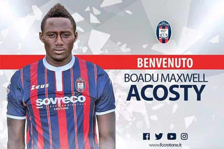 Crotone: ufficiale l&rsquo;arrivo di Acosty dal Latina