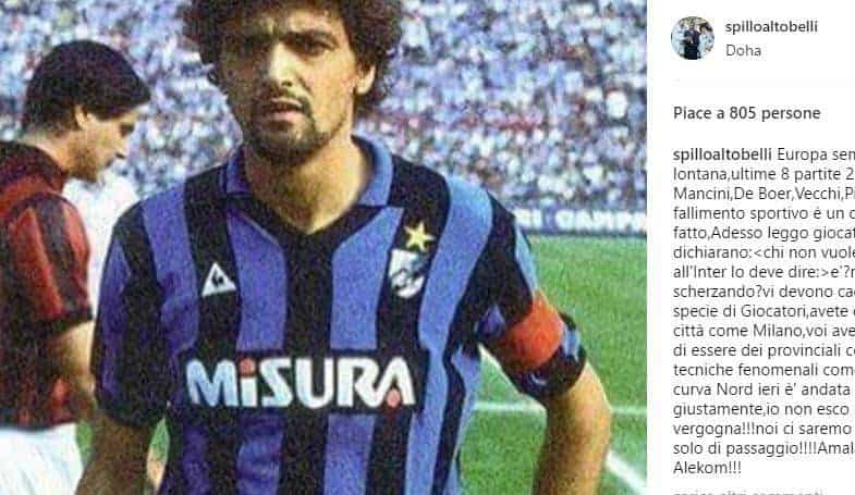 Inter, Altobelli infuriato: "Fallimento sportivo. Devono cacciare tutti i giocatori"