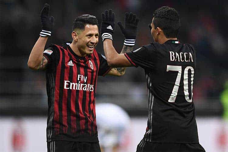 Milan, Montella intenzionato a confermare il 3-5-2. Bacca e Lapadula finalmente insieme?