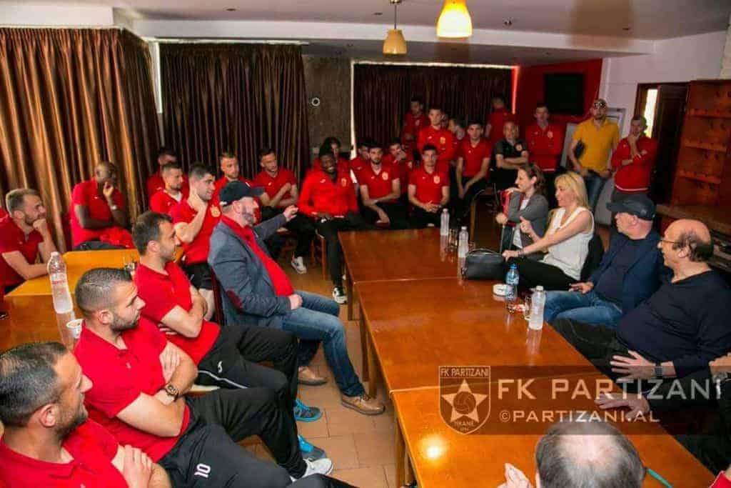 Partizani, Moggi: &ldquo;Non &egrave; un lavoro, il calcio &egrave; la mia droga&rdquo;