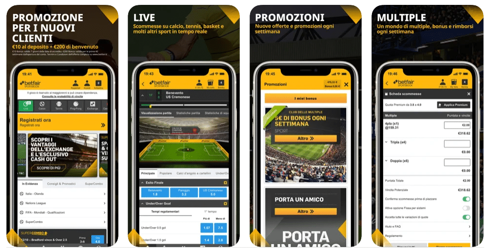 betfair app for IOS