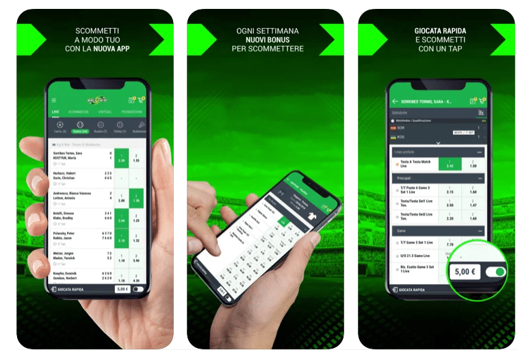 La ludoteca dell&rsquo;app Lottomatica
