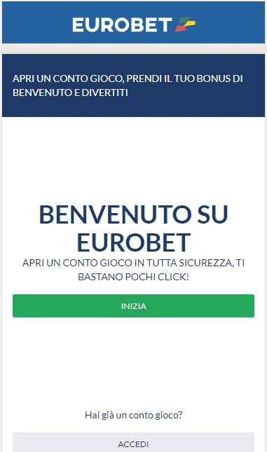 eurobet registrazione