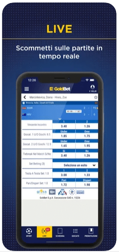 goldbet live