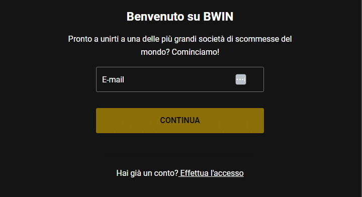 bwin login