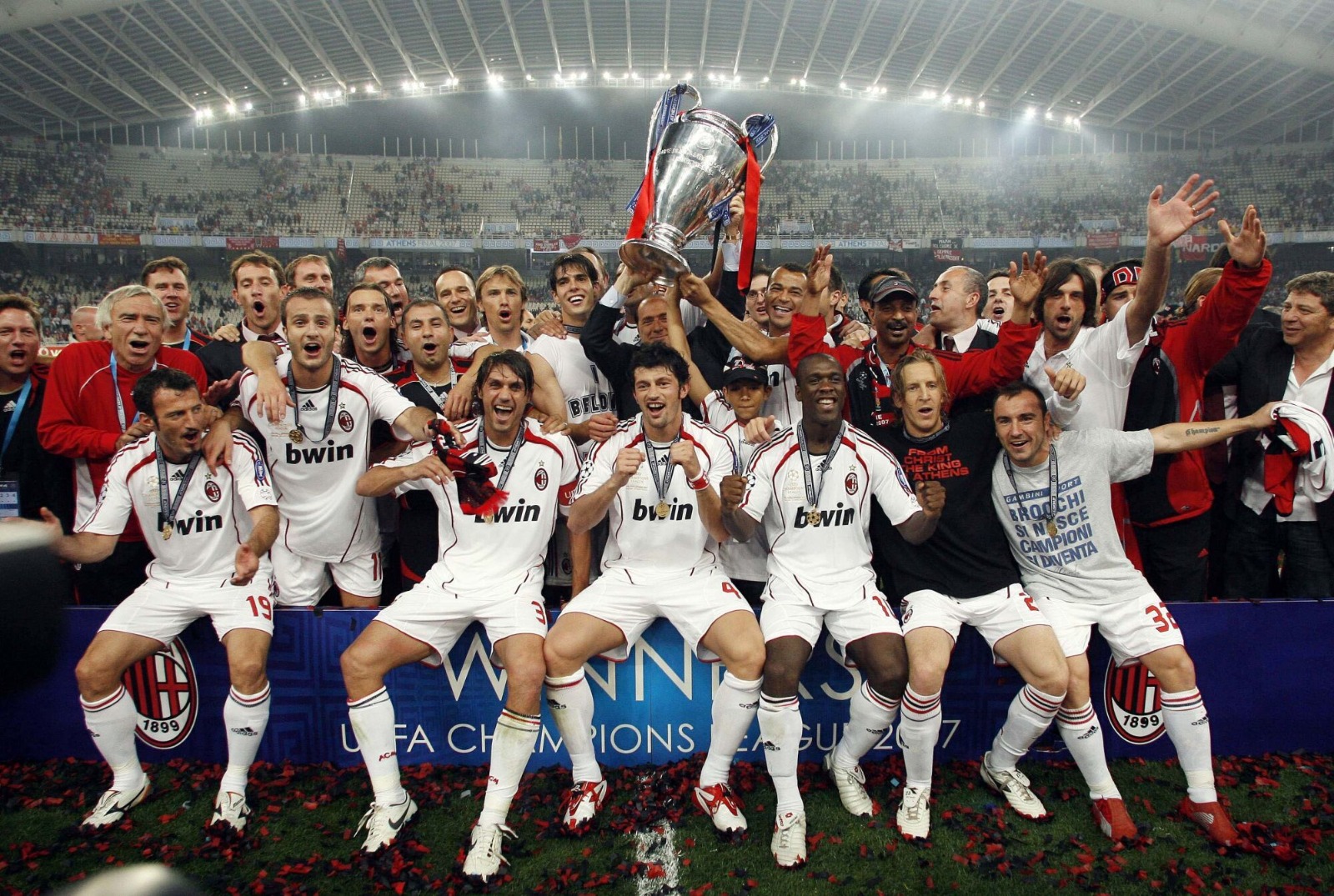 Tutte le finali del Milan in Champions League