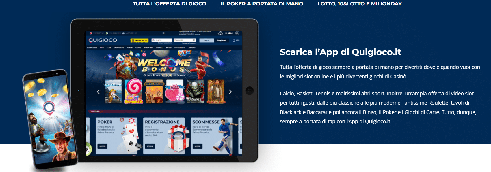 codice promo quigioco senza deposito