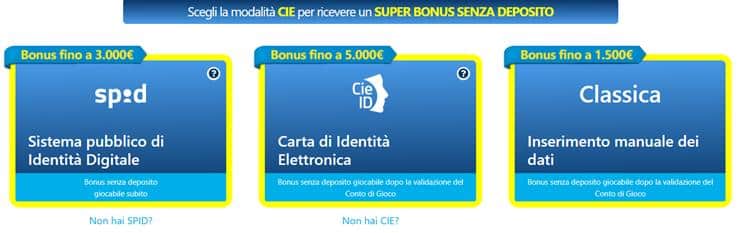 Betflag Bonus - Registrazioni